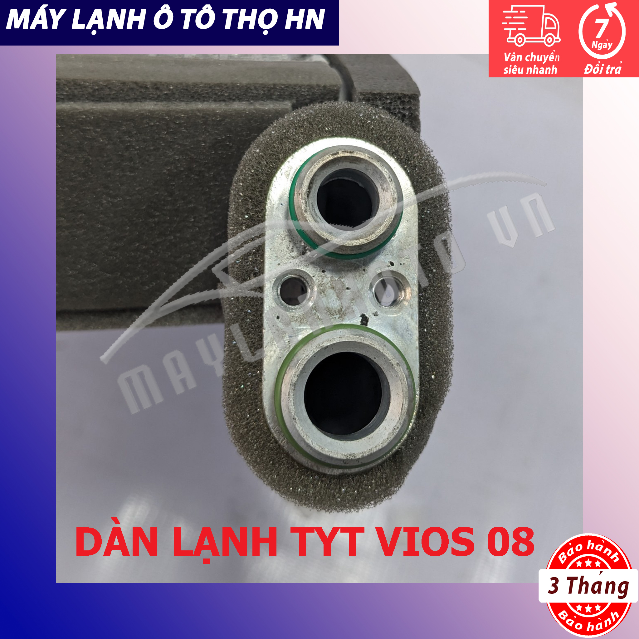 Dàn (giàn) lạnh Toyota Vios 2008 Hàng xịn Thái Lan (hàng chính hãng nhập khẩu trực tiếp)