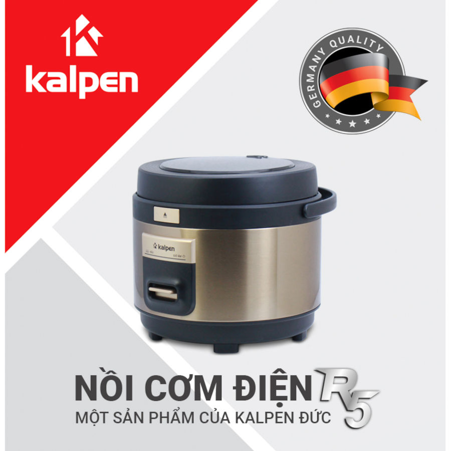 Nồi cơm điện cao cấp Kalpen R5 dung tích 1.8L chuẩn Đức - Hàng chính hãng