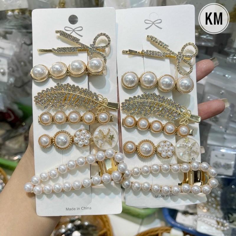 SET KẸP TÓC 5-6 MÓN THAY ĐỔI