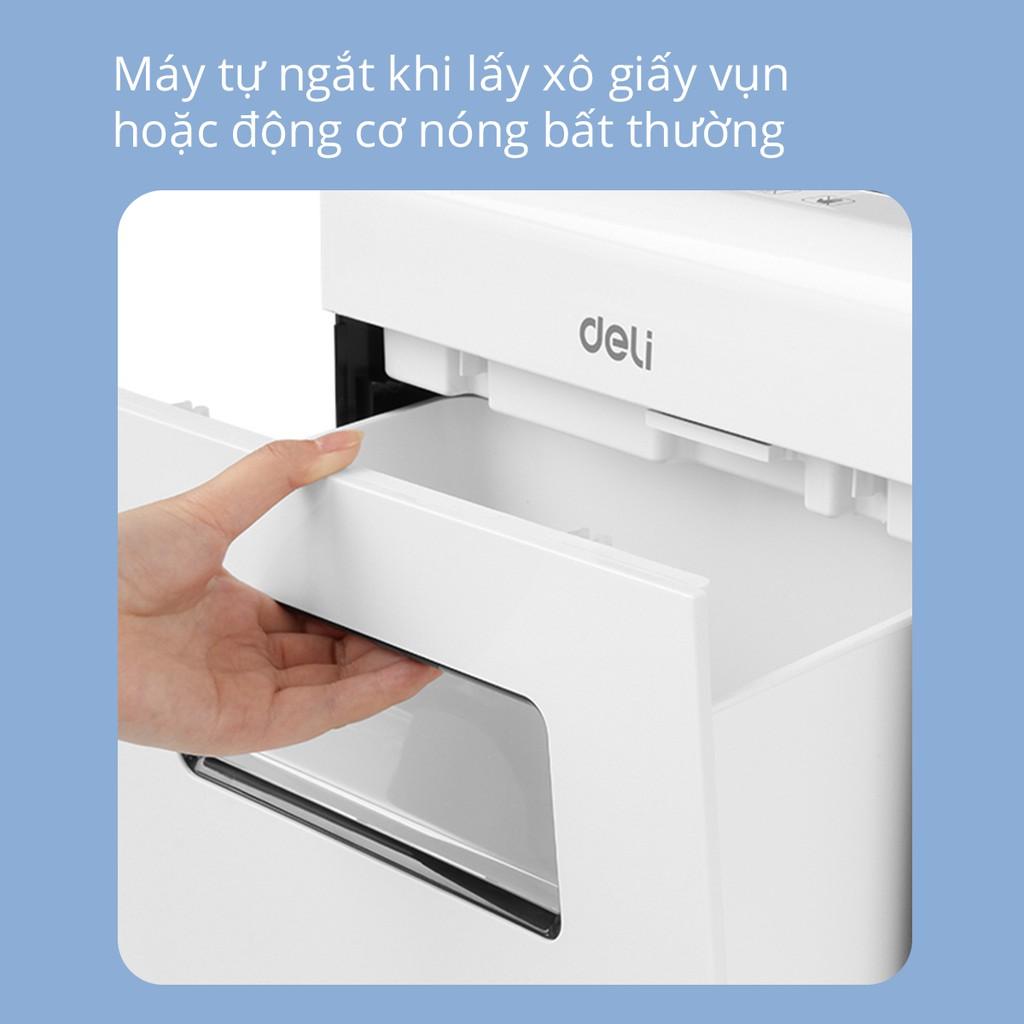 Máy Hủy Tài Liệu Cao Cấp Deli hàng Chính Hãng - Phù Hợp Bảo Mật Giấy Tờ Trong Doanh Nghiệp, Văn Phòng, Nhà Trường E9921-EU