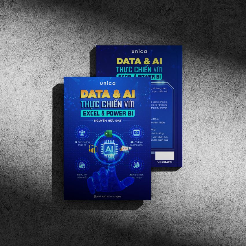 Sách Data & AI thực chiến với Excel & Power BI