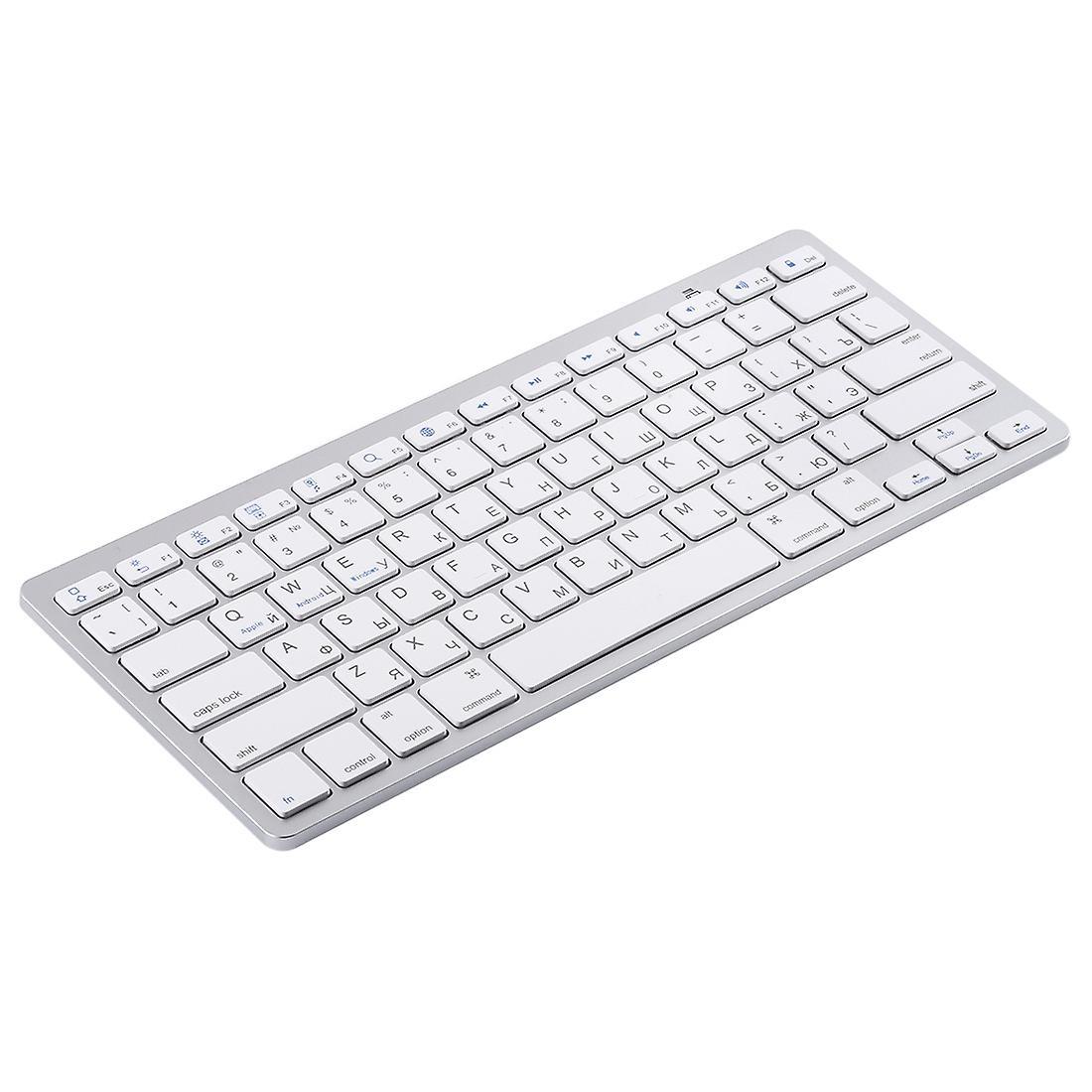 Bàn phím Bluetooth không dây  cho Android Windows Ios - Bạc