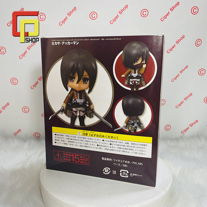 Mô hình Nendoroid 365 - Nendoroid Mikasa Ackerman - Figure Mikasa 365