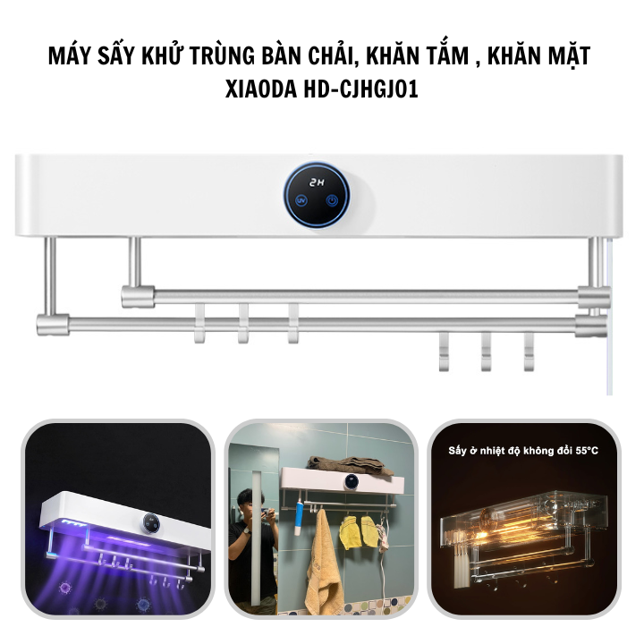 Máy sấy khử trùng bàn chải, khăn tắm , khăn mặt Sothing Xiaoda HD-CJHGJ01 - Hàng chính hãng