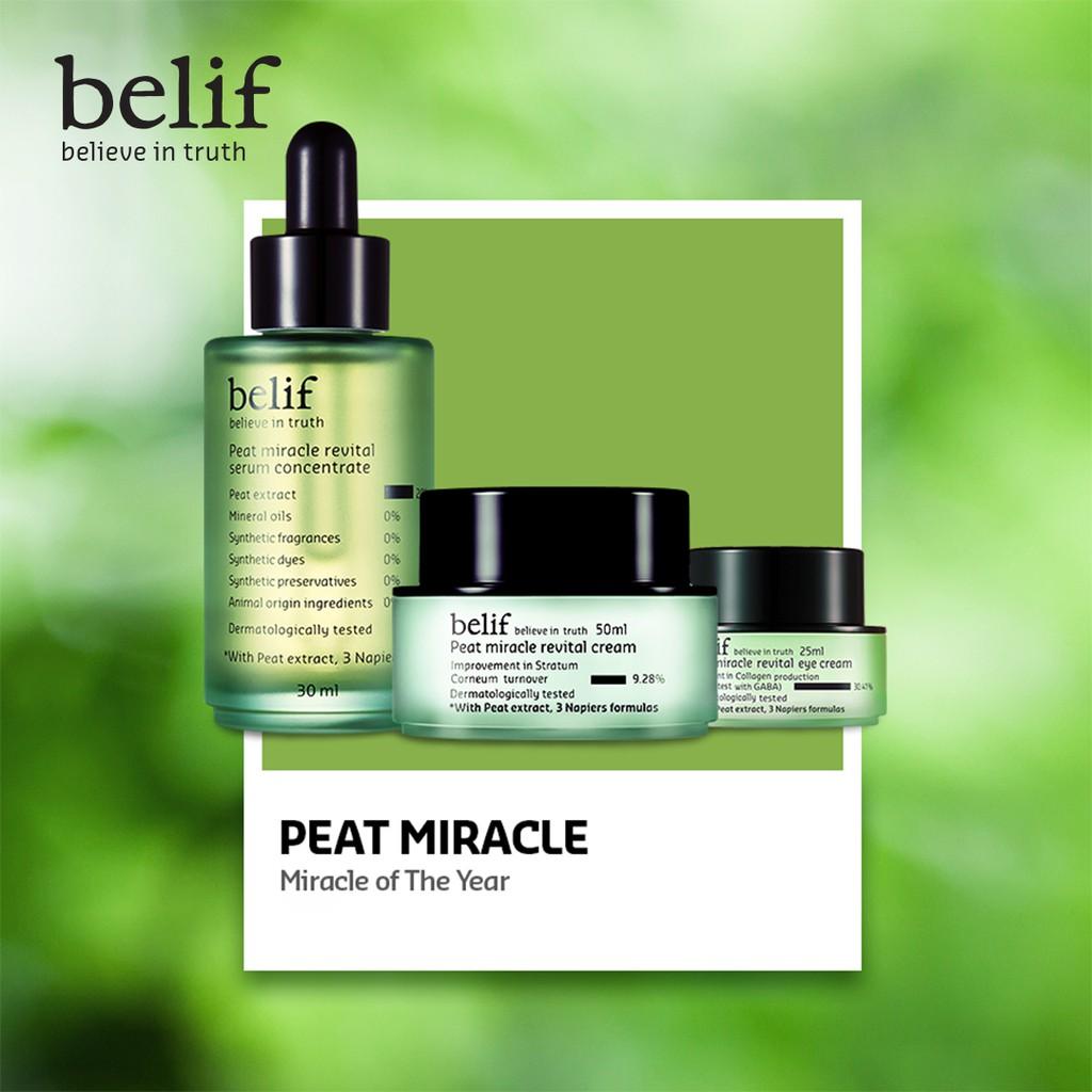 Kem dưỡng than bùn khoáng tăng cường đàn hồi da Belif Peat Miracle Revital Cream 50ml