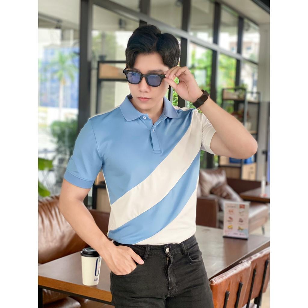 ÁO THUN CỔ BẺ TAY NGẮN , THUN POLO XỊN THỜI TRANG HÀN QUỐC FORM ÁO CHUẨN ÔM NGƯỜI