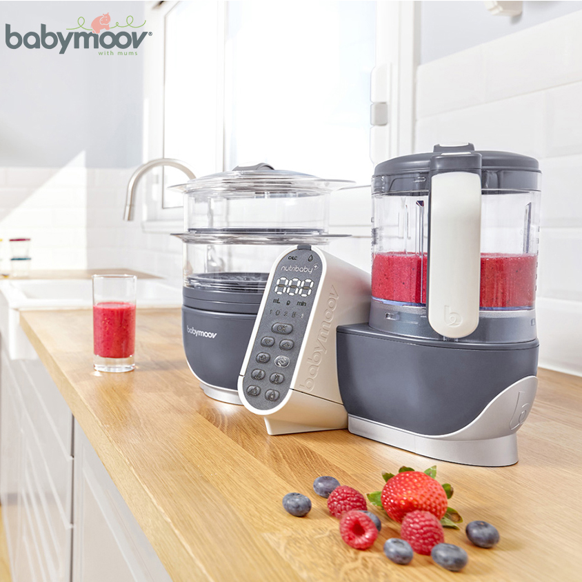 Máy Tiệt trùng Xay Hấp đa năng NUTRIBABY PLUS 5IN1 BABYMOOV - BM14878 (PHÁP)