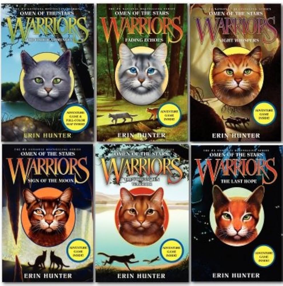 Warriors Series 4 Omen Of The Stars - 6 Books Collection Set By Erin Hunter