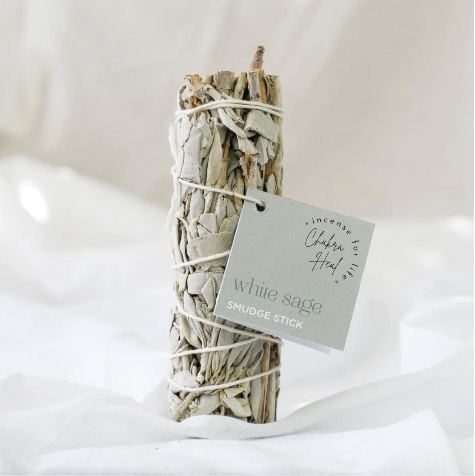 White Sage Smugde - Xô Thơm Trắng Thanh Lọc Năng Lượng l Chakra Heal Incense