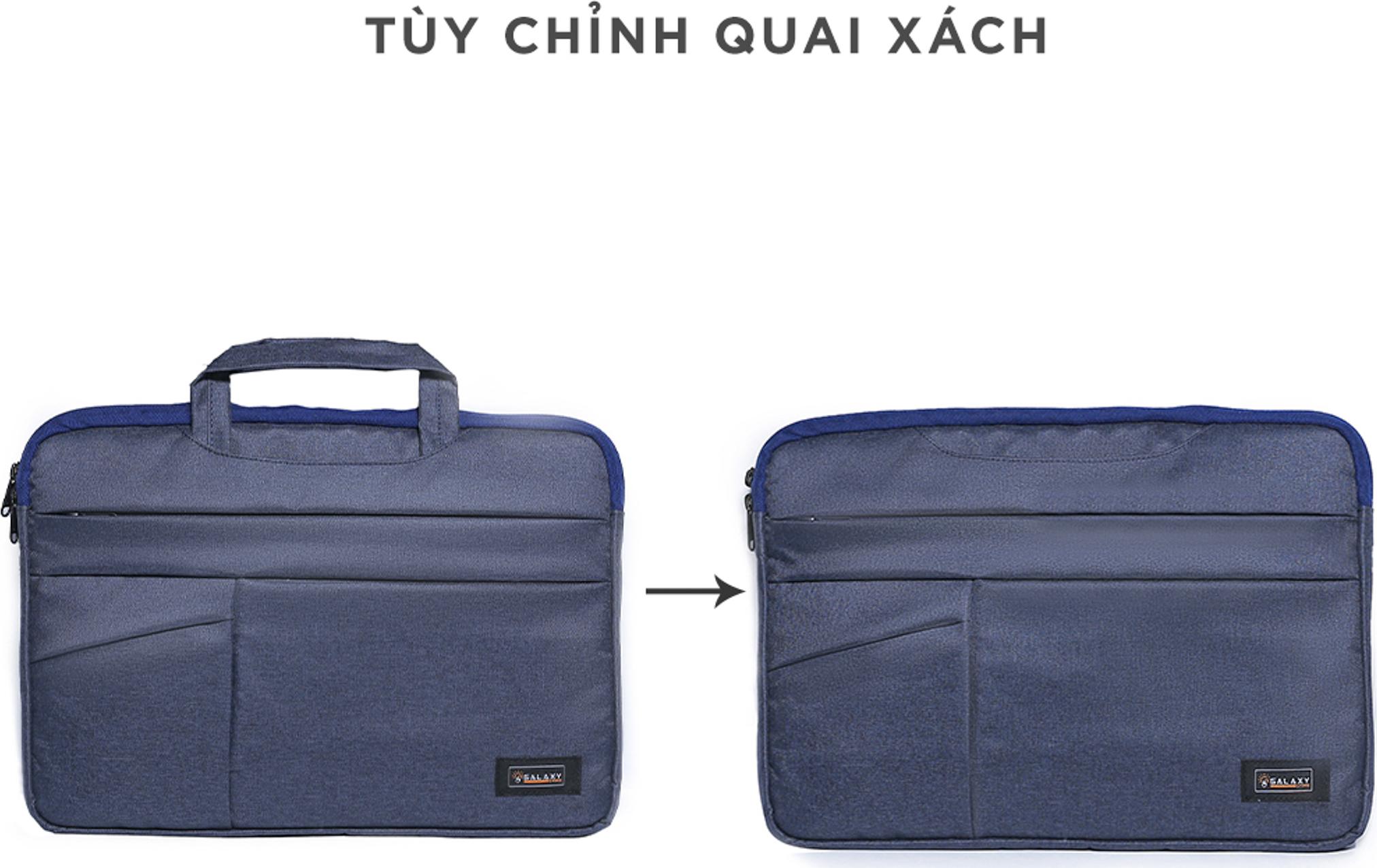 Túi Chống Sốc Túi Xách Cao Cấp Thông Minh Cho Macbook Laptop Surface Galaxy Store 13 - 13.5 Inch - Hàng Chính Hãng