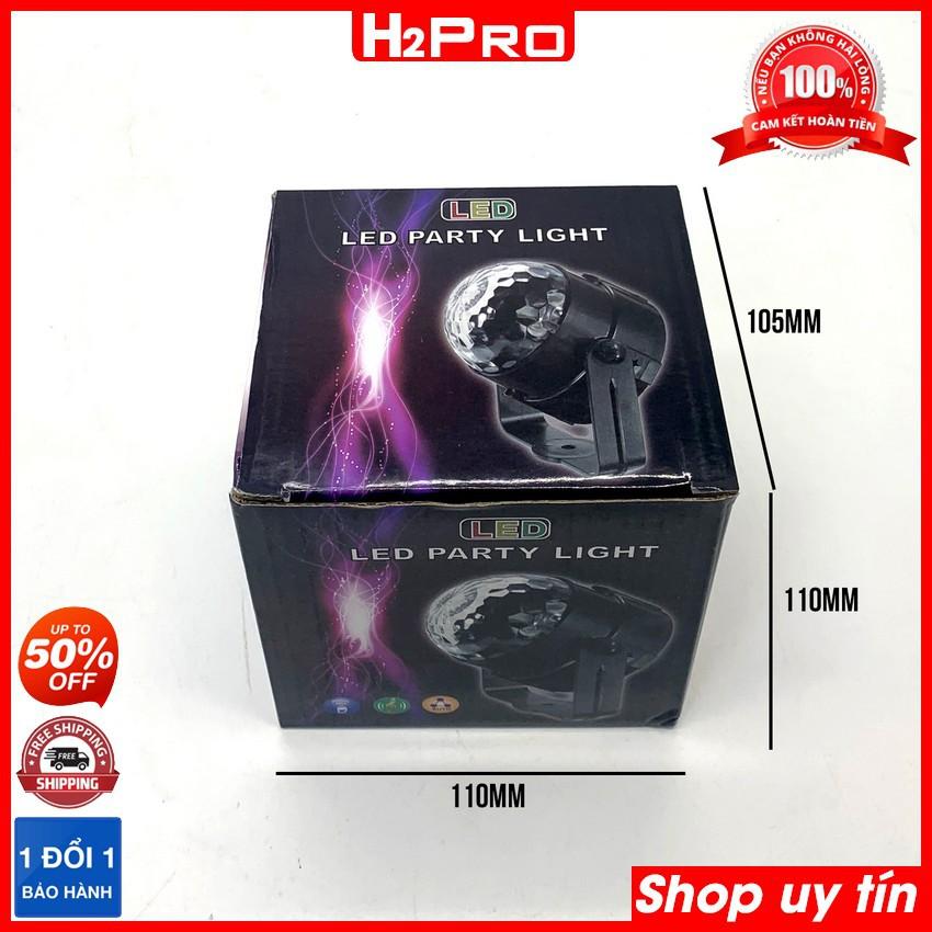 Đèn led sân khấu mini H2Pro Led Party Light cảm ứng âm thanh, đèn led sân khấu 9W giá rẻ