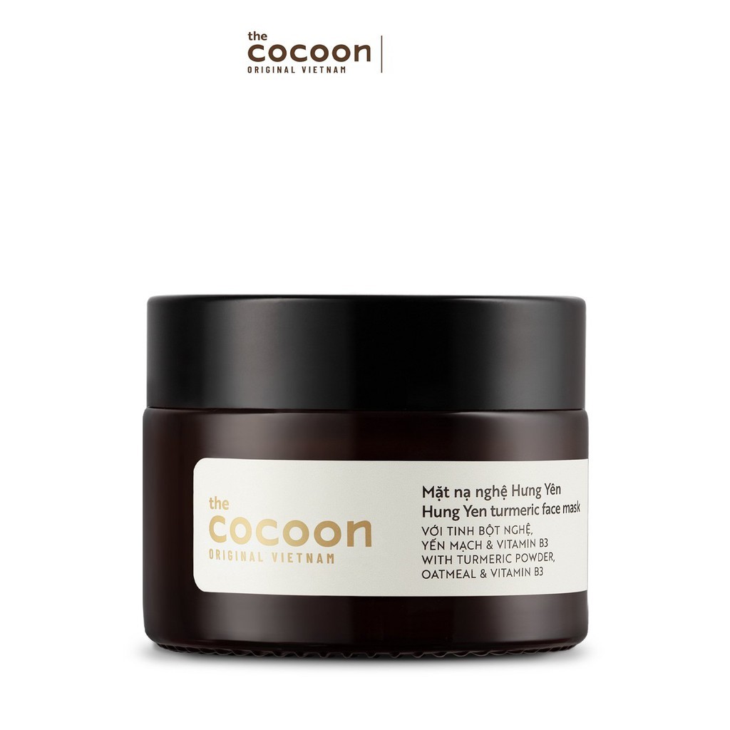 Mặt Nạ COCOON Nghệ Hưng Yên Sáng Da & Mờ Vết Thâm - COCOON Hung Yen Turmeric Face Mask 100mL