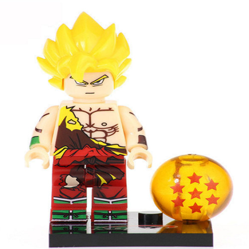 Mô hình nhân vật Dragon Ball Broly Trunks Gotenks Latiz Minifigure 08