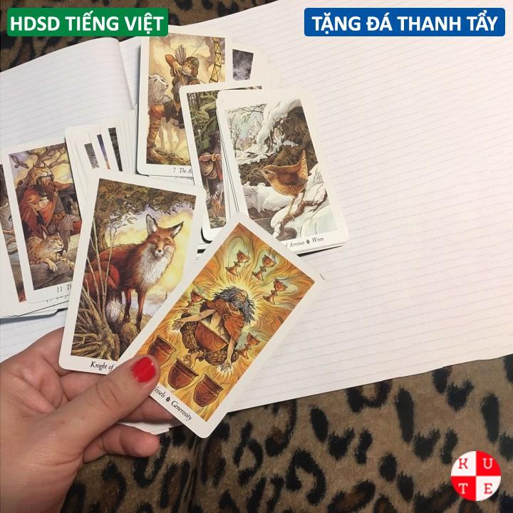 Bộ Bài Tarot Wild Wood 78 Lá Bài Tặng Hướng Dẫn Tiếng Việt Và Đá Thanh Tẩy