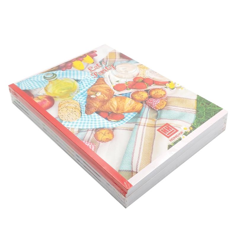 Combo 5 Vở Học Sinh Let's Party - Kẻ Ngang 120 Trang - Hồng Hà 1425 (Mẫu Màu Giao Ngẫu Nhiên)