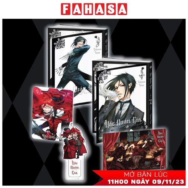 Bộ Manga Hắc Quản Gia - Tập 3 + Tập 4 (Bộ 2 Cuốn) - Tặng Kèm Black Card + Bookmark “Quý Bà Và Tử Thần” + Card Độc Quyền