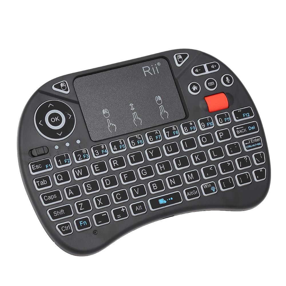 Bàn Phím Không Dây Rii X8 Plus 2.4ghz Tích Hợp Chuột Cảm Ứng Cho Android Tv Box Smart Tv Pc