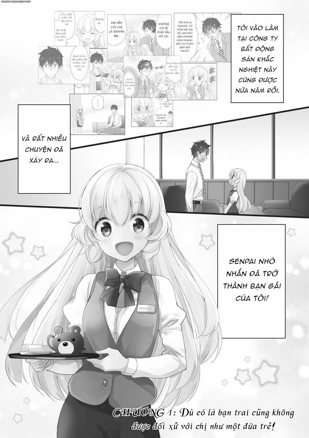 senpai kiêm bạn gái nhỏ nhắn của tôi rất dễ thương chapter 1 9