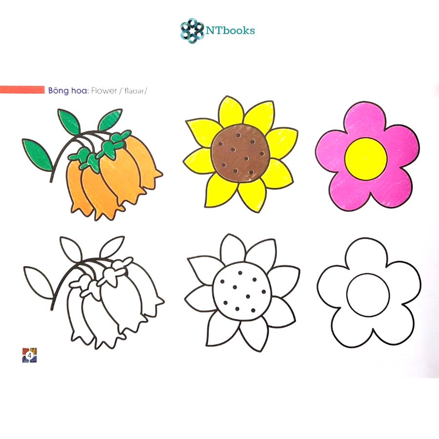 Sách Bé Ơi! Tô Màu Thật Là Vui - Song Ngữ Việt - Anh  - Tập 8