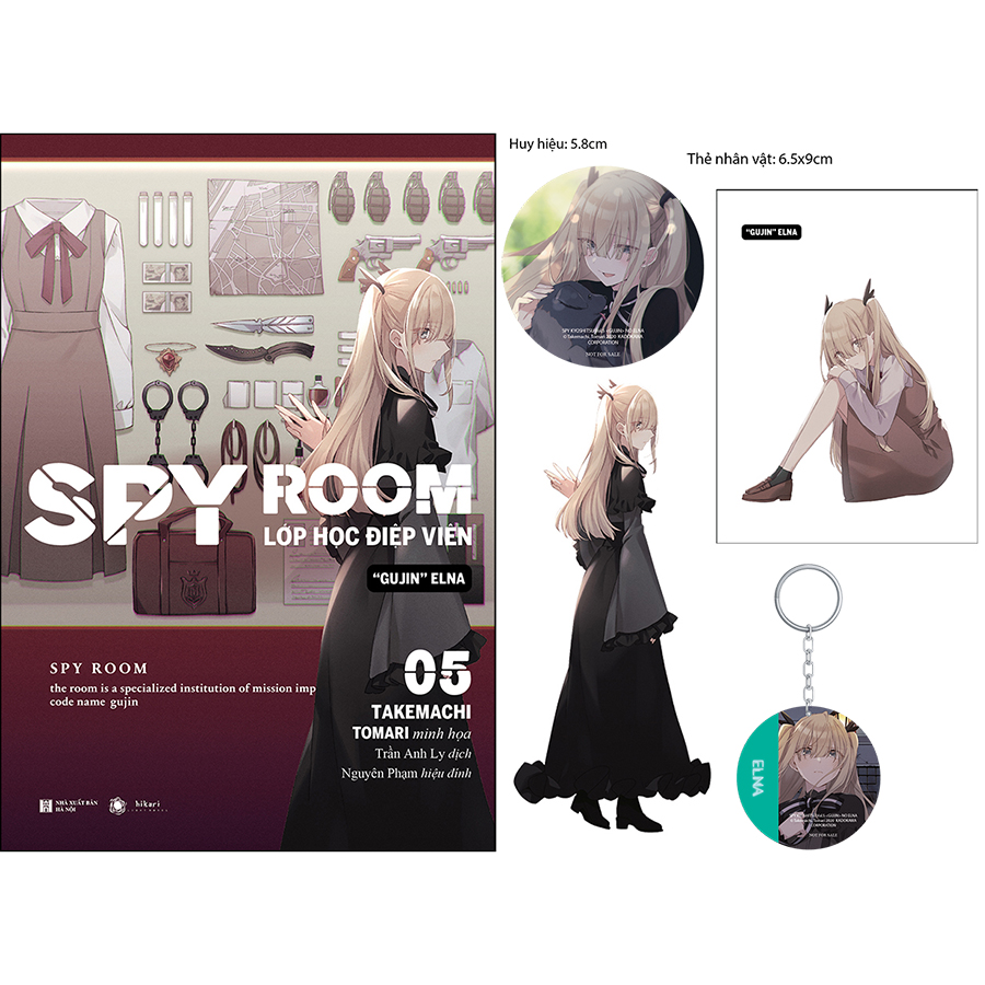 Combo Thám Tử Đã Chết x Spy Room Tập 5 + Bookmark Spy Room