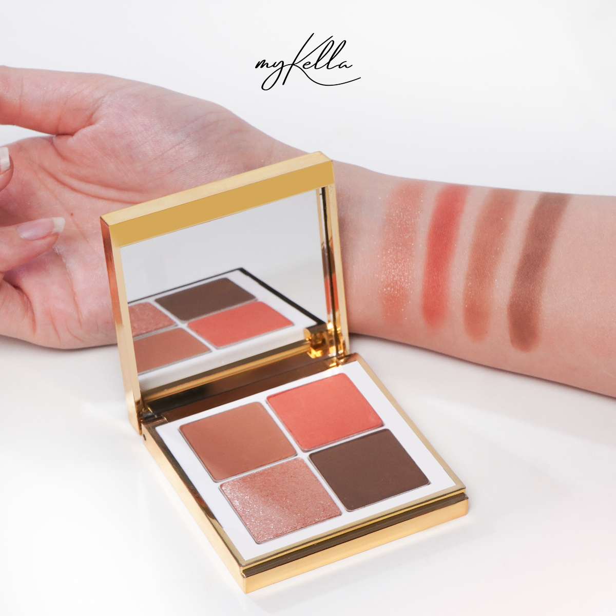 Phấn Mắt Trang Điểm myKella Mini Glam Eye Palette Siêu Mịn