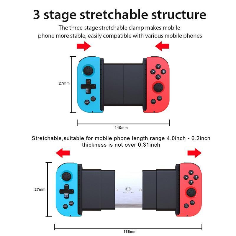 Máy chơi game POWKIDDY X6PRO bluetooth không dây thu rút cho điện thoại Android PC trò chơi 3D