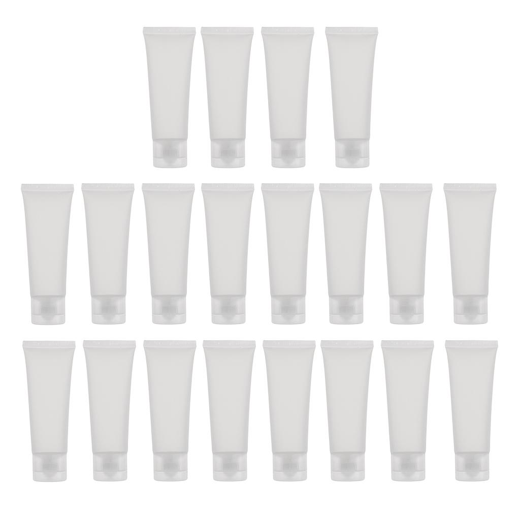 20 CÁI 50ml Chai Nhựa Rỗng Chai Cho Dầu Gội Kem Dưỡng Da