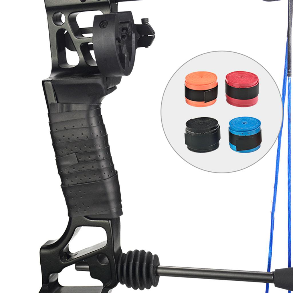 2xArchery Absorb Sweat Band Bow Riser Handle Grip Tape Nonslip Stretchy Black