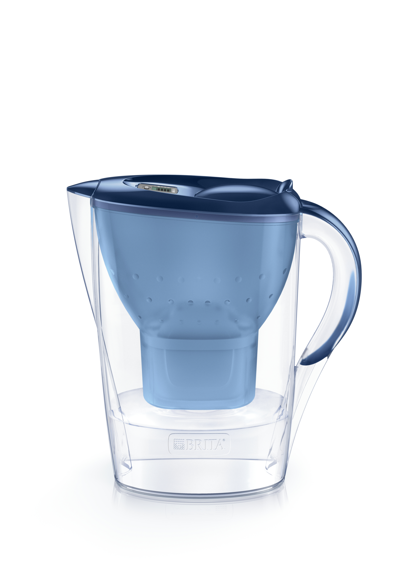 Combo Bình lọc nước BRITA Marella Cool 2.4L kèm Hộp 3 lõi lọc BRITA Maxtra Plus - Hàng Chính Hãng