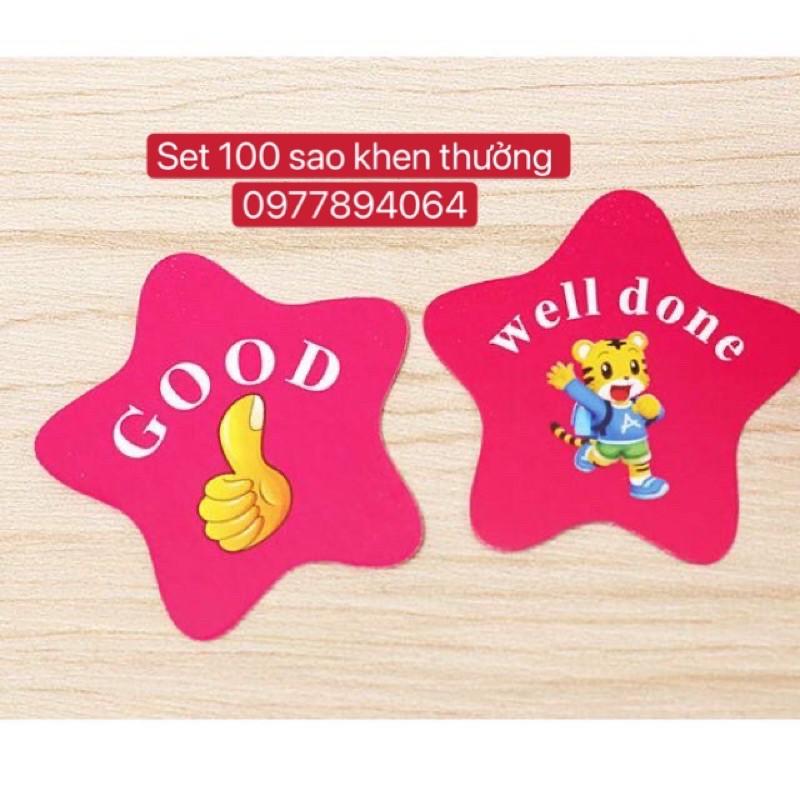 Set 100 sao khen thưởng giáo cụ đồ dùng dạy học hấp dẫn️