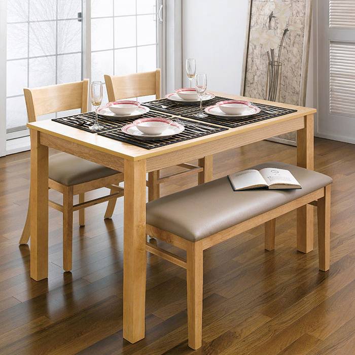 Bộ bàn ăn ghế bench Ulsan Juno Sofa KT 1m2