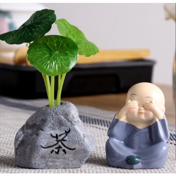 Set tượng tứ không trang trí taplo ô tô, táp lô xe hơi - Hoàng Đông Shop