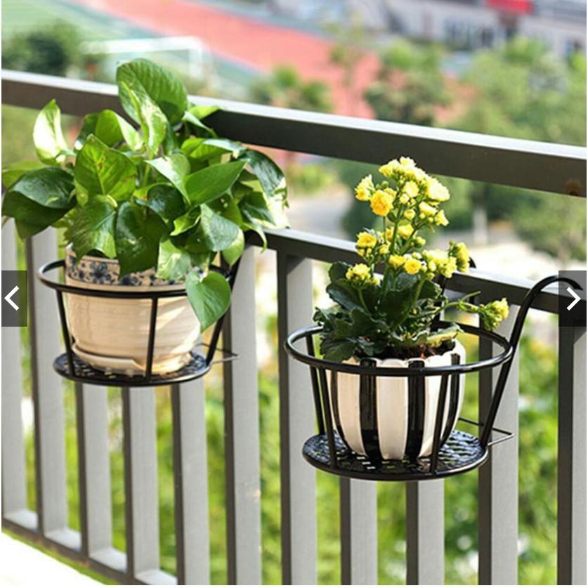 Combo 3 móc sắt, giỏ treo chậu trồng cây không gỉ