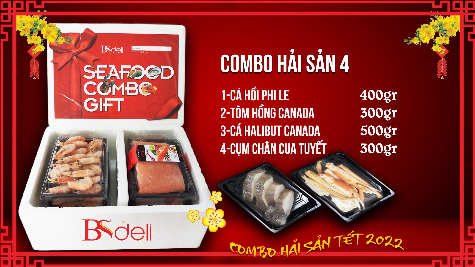 HCM - Combo Quà tặng Hải Sản Cao Cấp 4