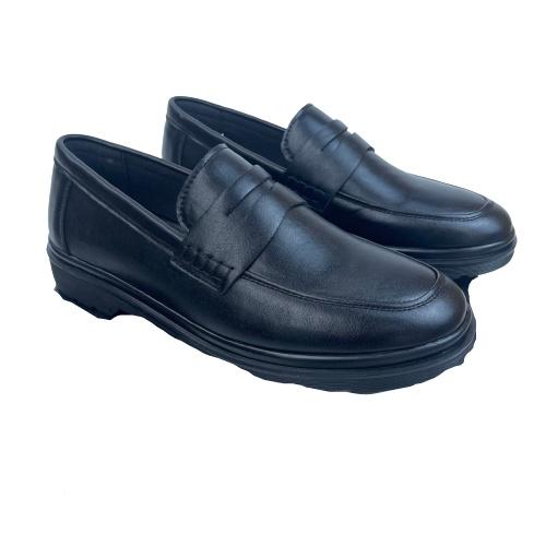 Giày Lười Nam AROTI Form Loafer Chất Da Đẹp Cao Cấp,Đế Khâu giúp tăng 3 cm Dáng Mọi Lịch Lãm Màu Đen - Đủ size G608-Đen