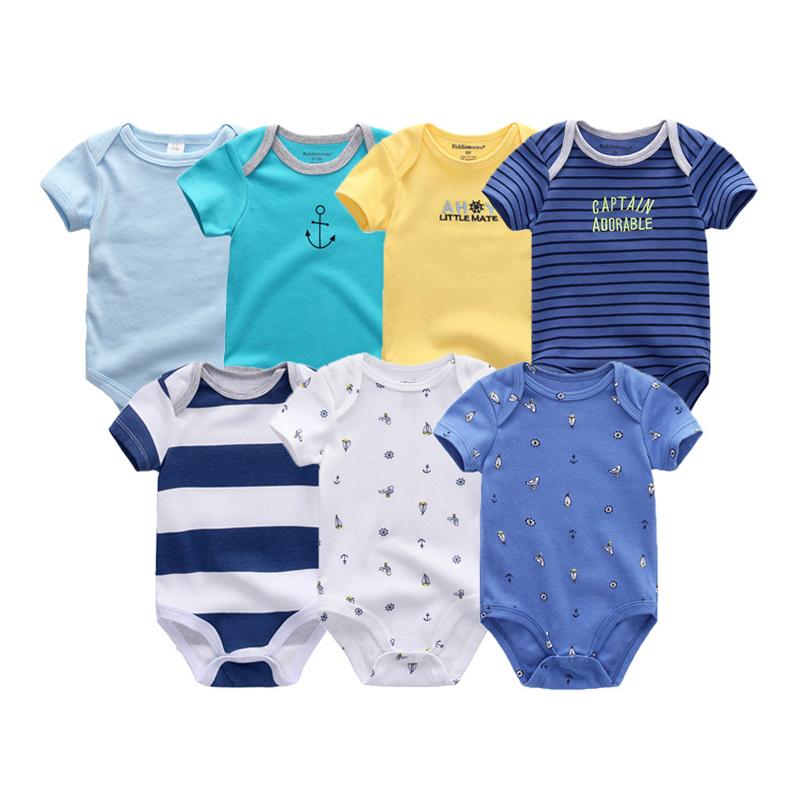 Uniesx Bé Sơ Sinh Rompers Quần Áo 7 Cái/lốc Trẻ Sơ Sinh Áo Liền Quần 100% Trẻ Em Cotton Roupa De Bebe Bé Gái Và Bé Trai Quần Áo Cho Bé