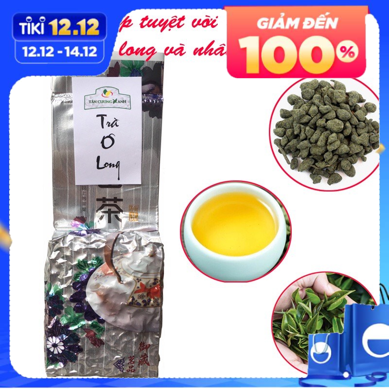 Trà Ô Long Sâm Tân Cương Xanh 200 gram - Trà olong tứ quý kết hợp với nhân sâm thượng hạng