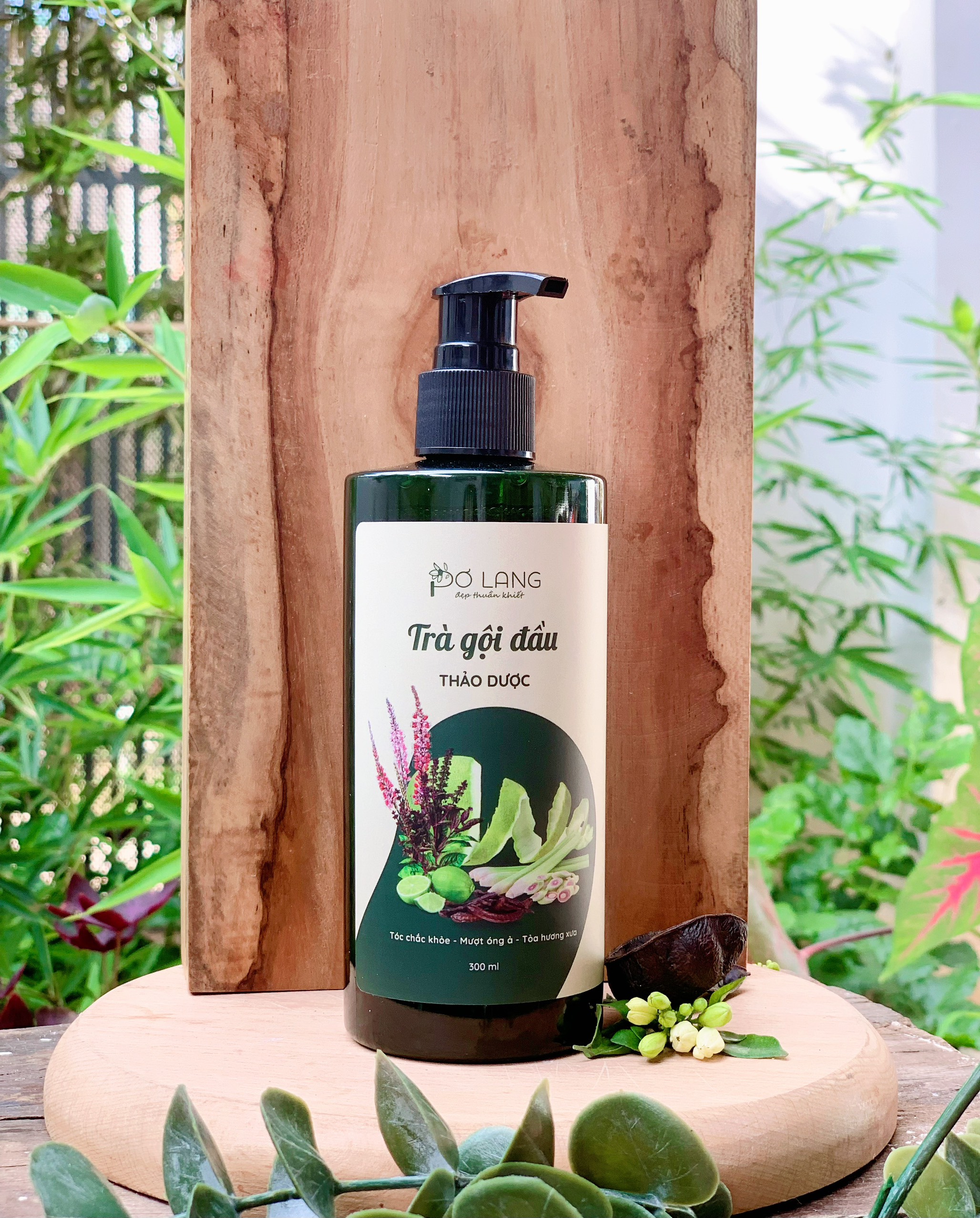 Trà gội đầu Thảo dược Pơ Lang - Có tạo bọt