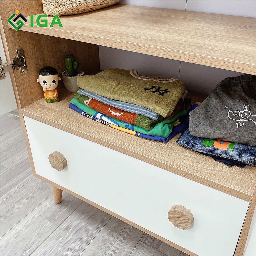 Tủ Quần Áo Trẻ Em Bear Shelf Chính Hãng IGA - GP123