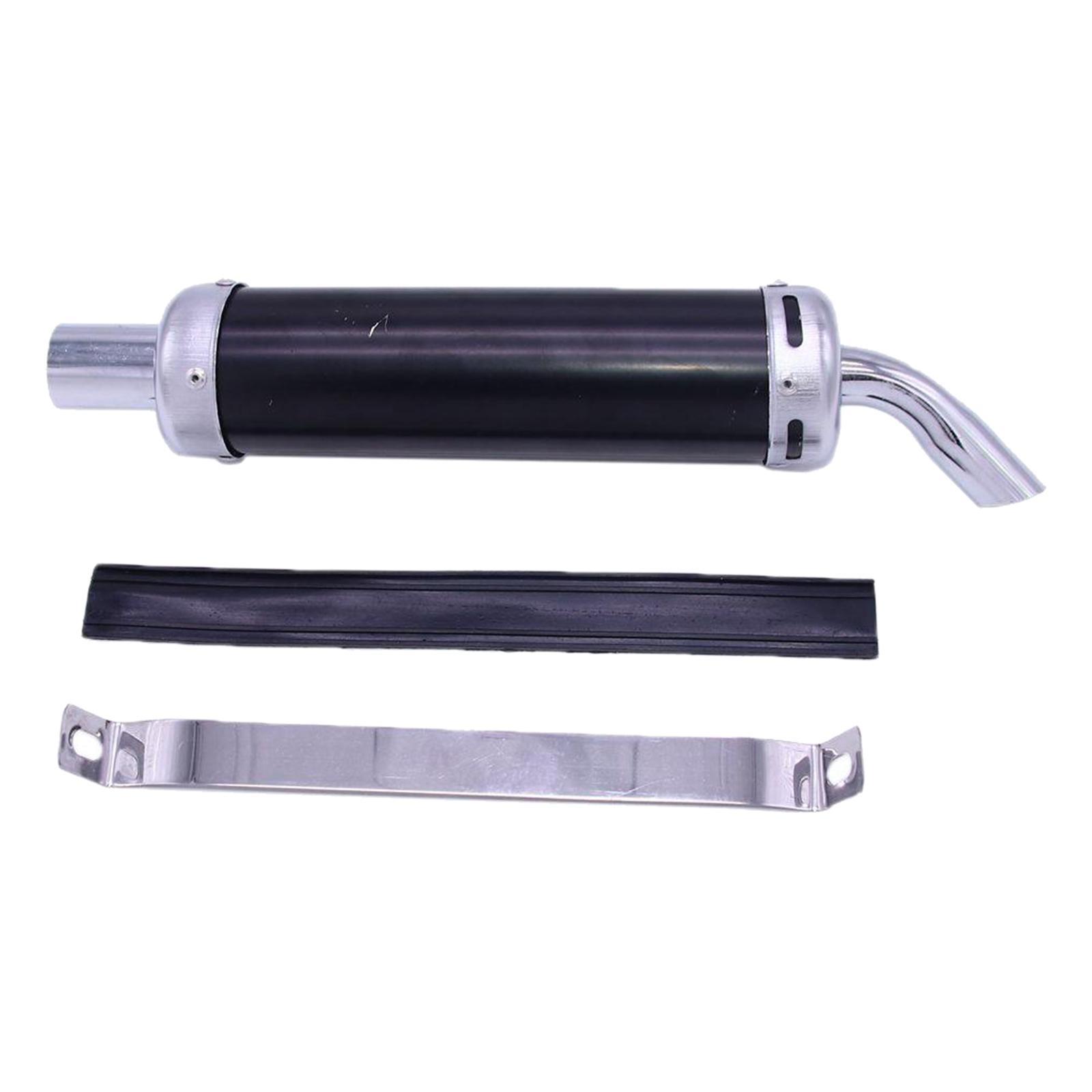 Inlet Motorcycle Exhaust   Pipe for  Motorbike Black