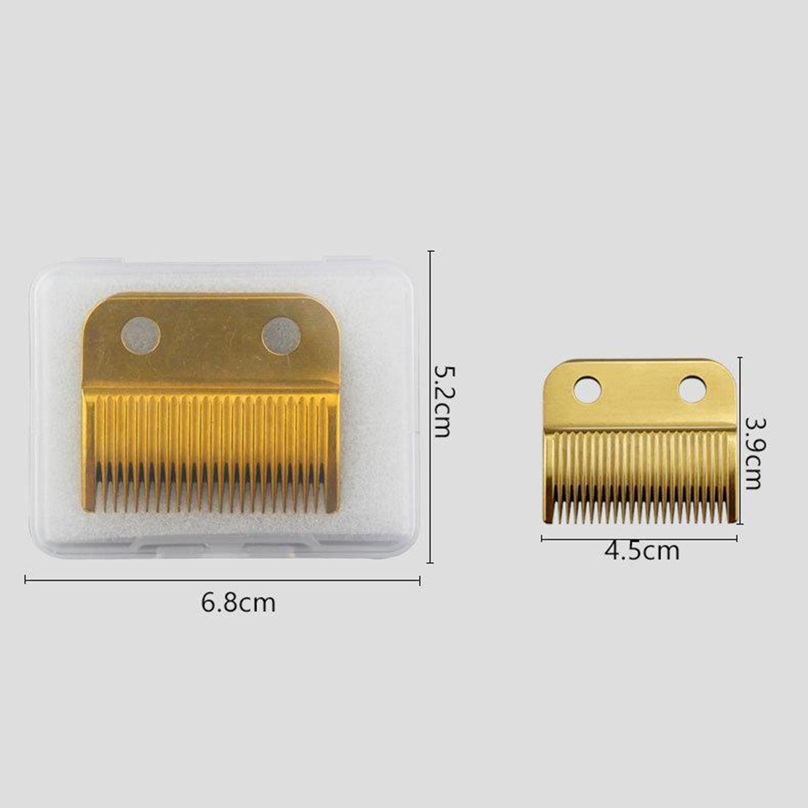 Stagger Tooth Mens Hair Clipper Trimmer Stainless Steel Cutter Head for Wahl 8504 Anti-rust and corrosion resistant