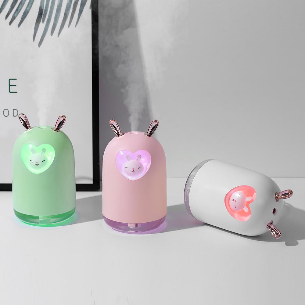 Máy Tạo Độ Ẩm Không Khí Cho Gia Đình 300ML Siêu Âm Thanh Mát Sương Tinh Dầu Khuếch Tán LED Humidificador Máy Lọc Không Khí Phòng Ngủ Hương Thơm