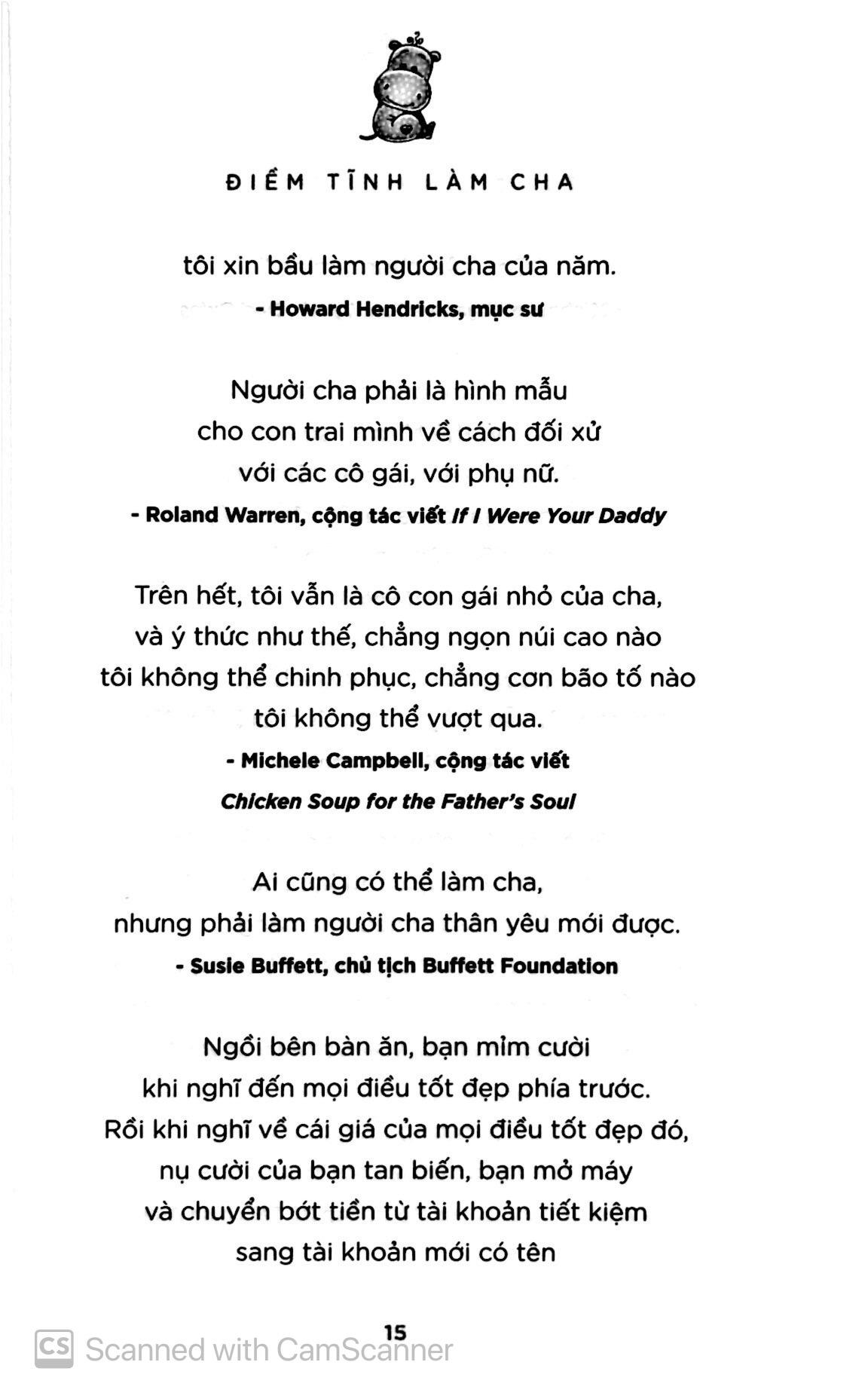 Điềm Tĩnh Làm Cha
