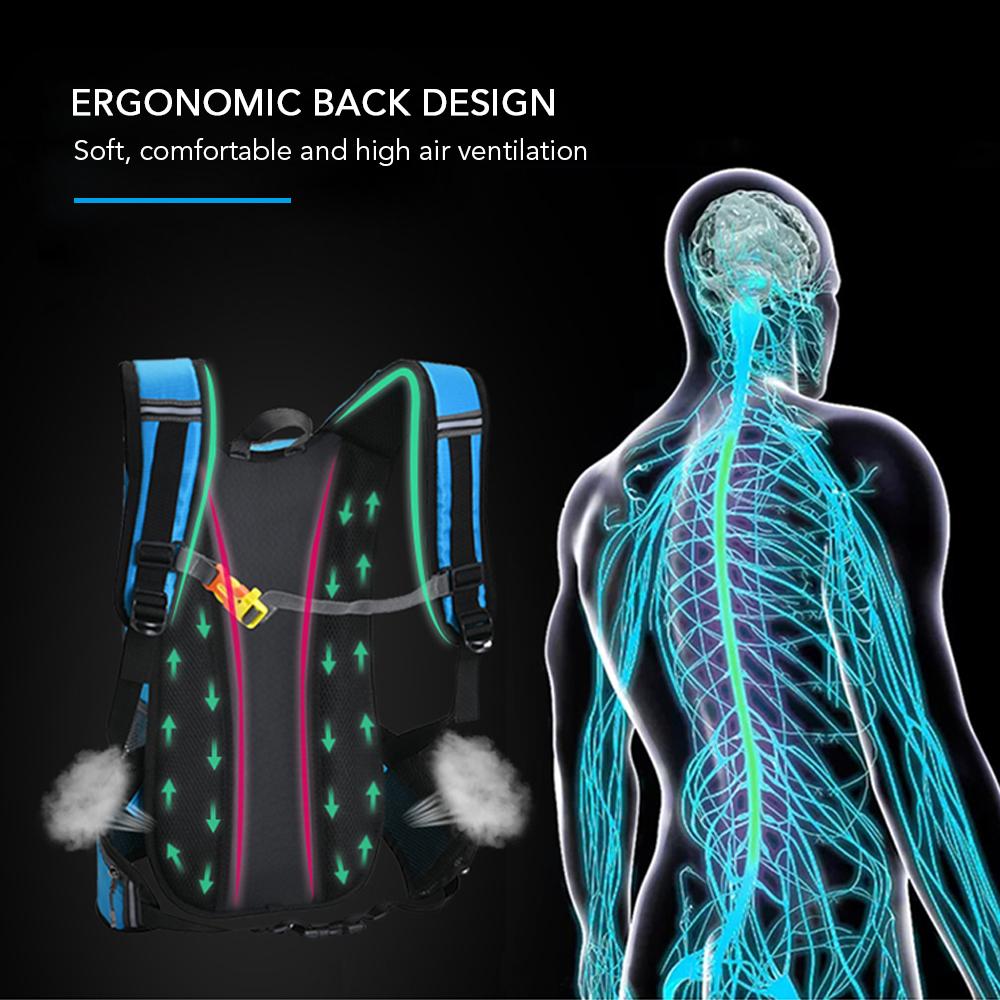 Ba lô đi xe đạp, hoạt động ngoài trời, leo núi không thấm nước Dung tích lớn 15 lít dành cho nam nữ