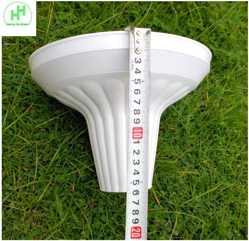 2 Chậu LY nhựa kèm ĐẾ tách rời, trồng hoa, cây cảnh, sen... Size1 , Kt: 30x33
