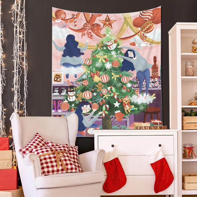 Thảm Treo Tường Trang Trí Giáng Sinh