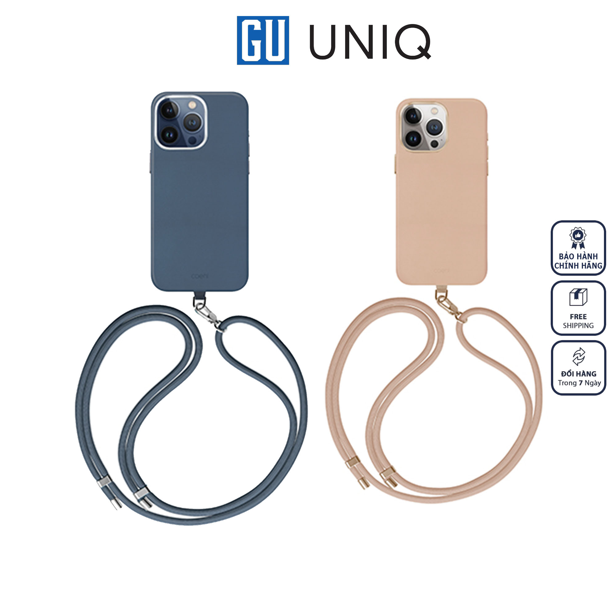 Ốp UNIQ Coehl Magnetic Charging Muse Dành Cho iPhone 15 Pro/ 15 Pro Max Tích Hợp Sạc Không Dây Hàng Chính Hãng