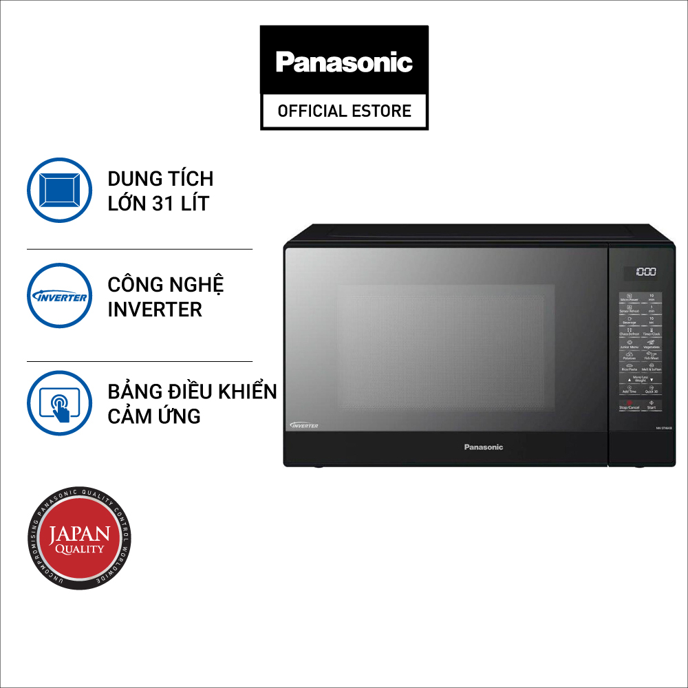 Lò vi sóng tích hợp nướng Panasonic NN-GT65JBYUE - Hàng Chính Hãng