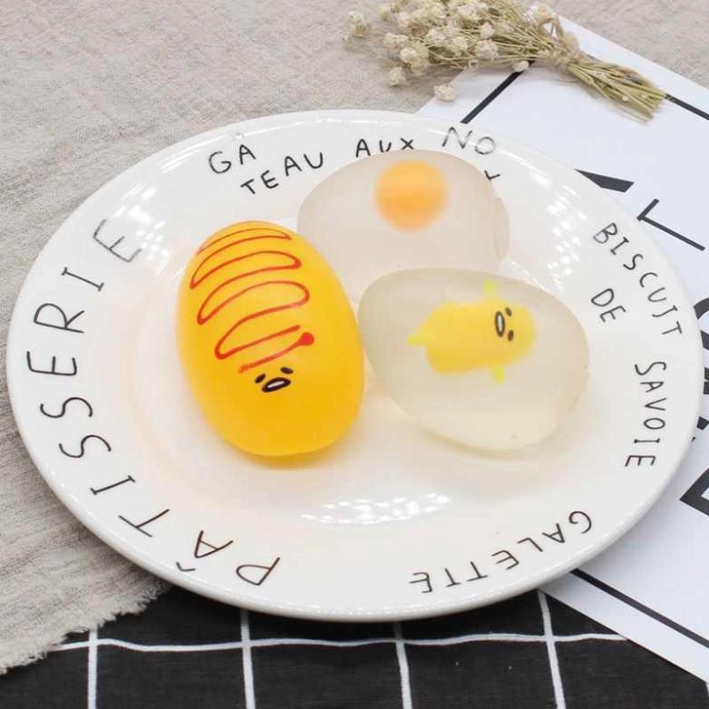 Đại gia đình Gudetama trứng biến thái trứng trút giận Squishy Mochi