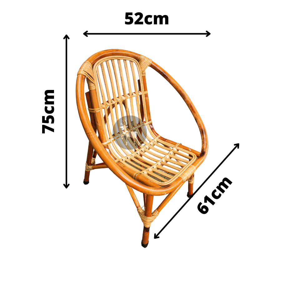 Bàn mây, ghế mây tre làm bàn ghế ban công gia đình - 2 ghế 1 bàn